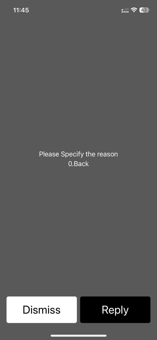 USSD Disable the service screen